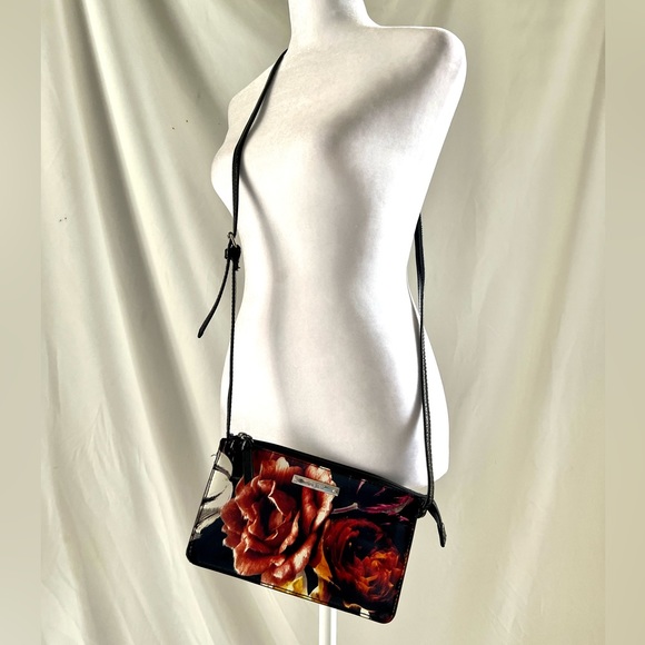 Nine West Black Floral Purse - Picture 2 of 11